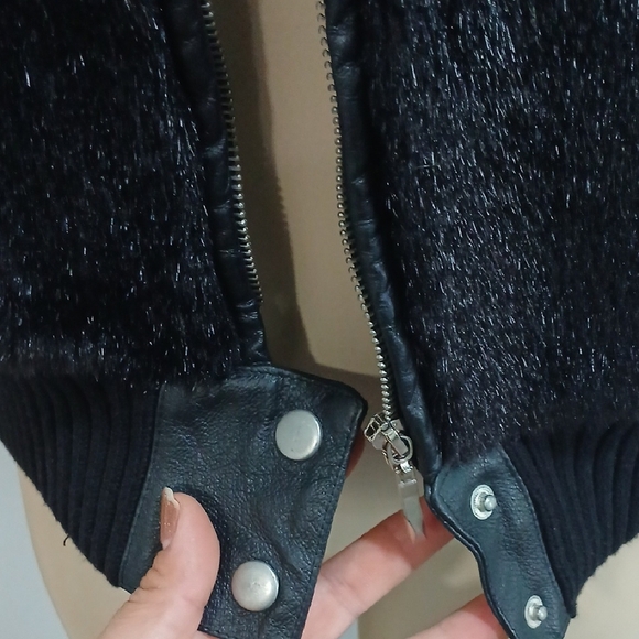 Black Faux Fur Vest, By Lisa, Sz M, new With Tags - Picture 3 of 11